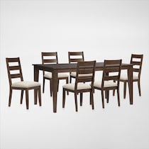 maxwell dark brown  pc dining room   