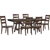 maxwell dark brown  pc dining room   