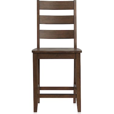 Maxwell Solid Wood Counter-Height Stool