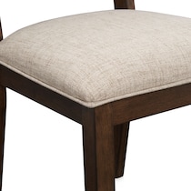 maxwell dark brown counter height stool   