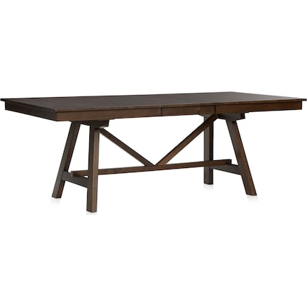 Maxwell Trestle Dining Table - Hickory