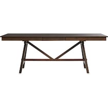 maxwell dark brown dining table   