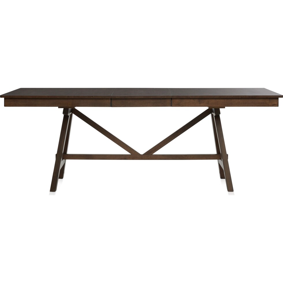 maxwell dark brown dining table   
