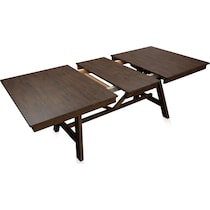 maxwell dark brown dining table   