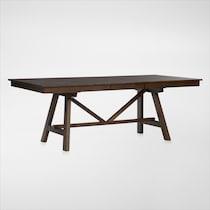 maxwell dark brown dining table   