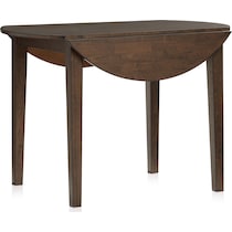 maxwell dark brown dining table   