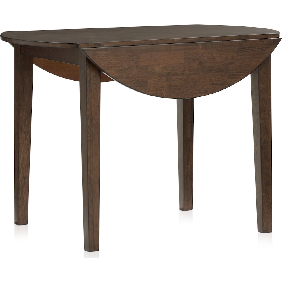 maxwell dark brown dining table   