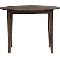 maxwell dark brown dining table   