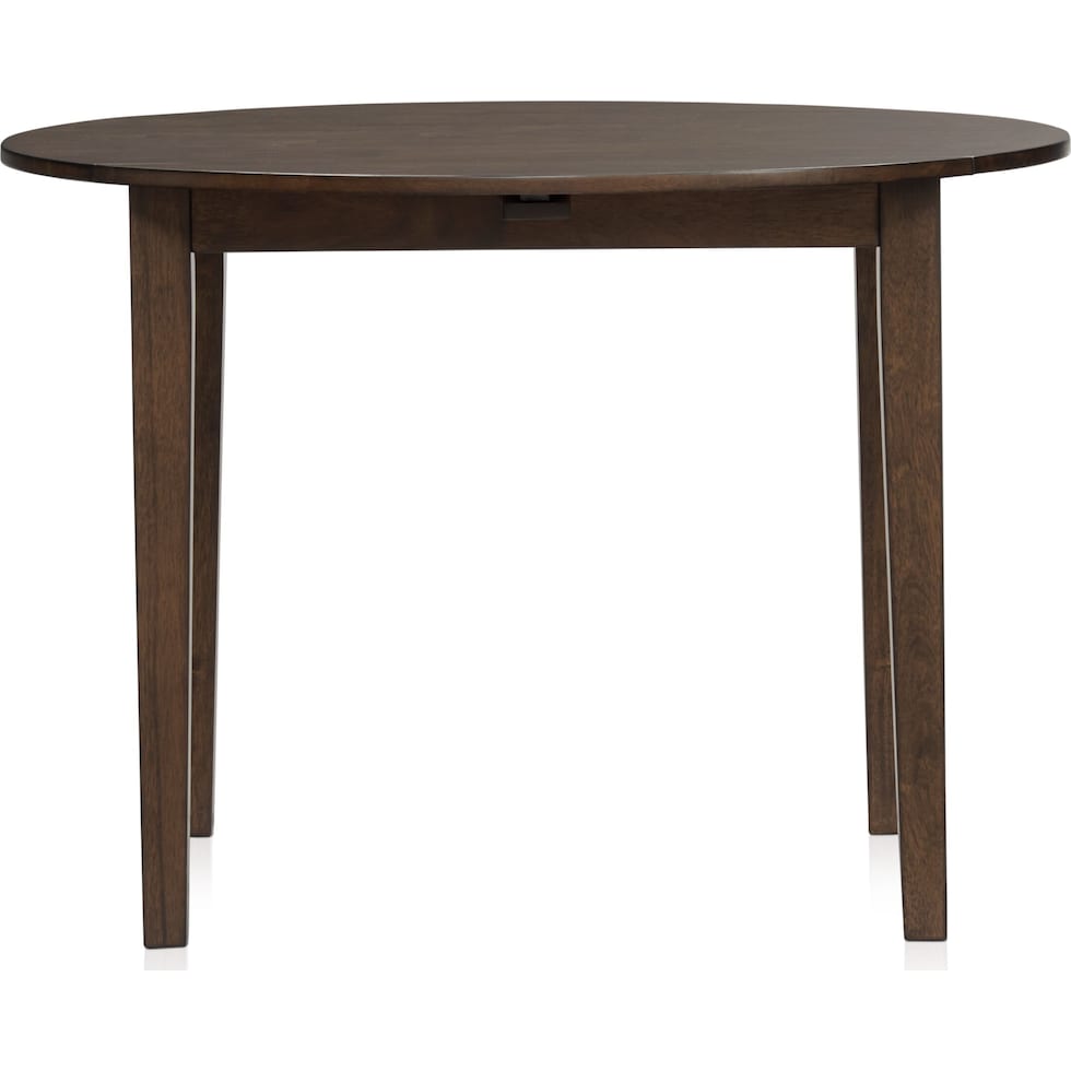 maxwell dark brown dining table   