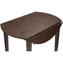 maxwell dark brown dining table   