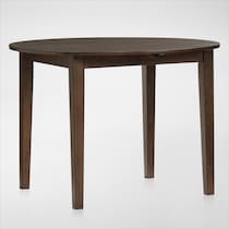 maxwell dark brown dining table   
