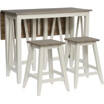 maxwell gray  pc dining set   