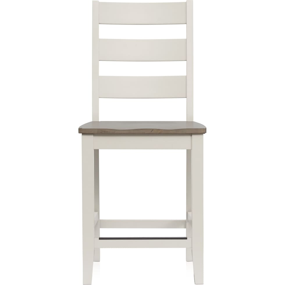 maxwell gray counter height stool   