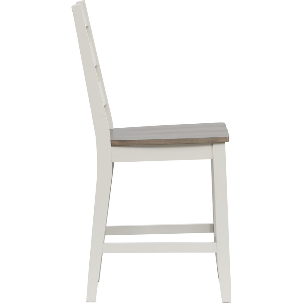 maxwell gray counter height stool   
