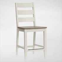 maxwell gray counter height stool   