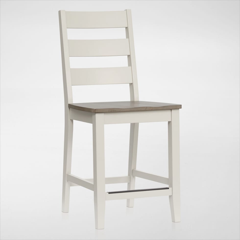 maxwell gray counter height stool   