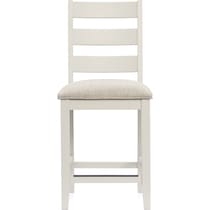 maxwell gray counter height stool   