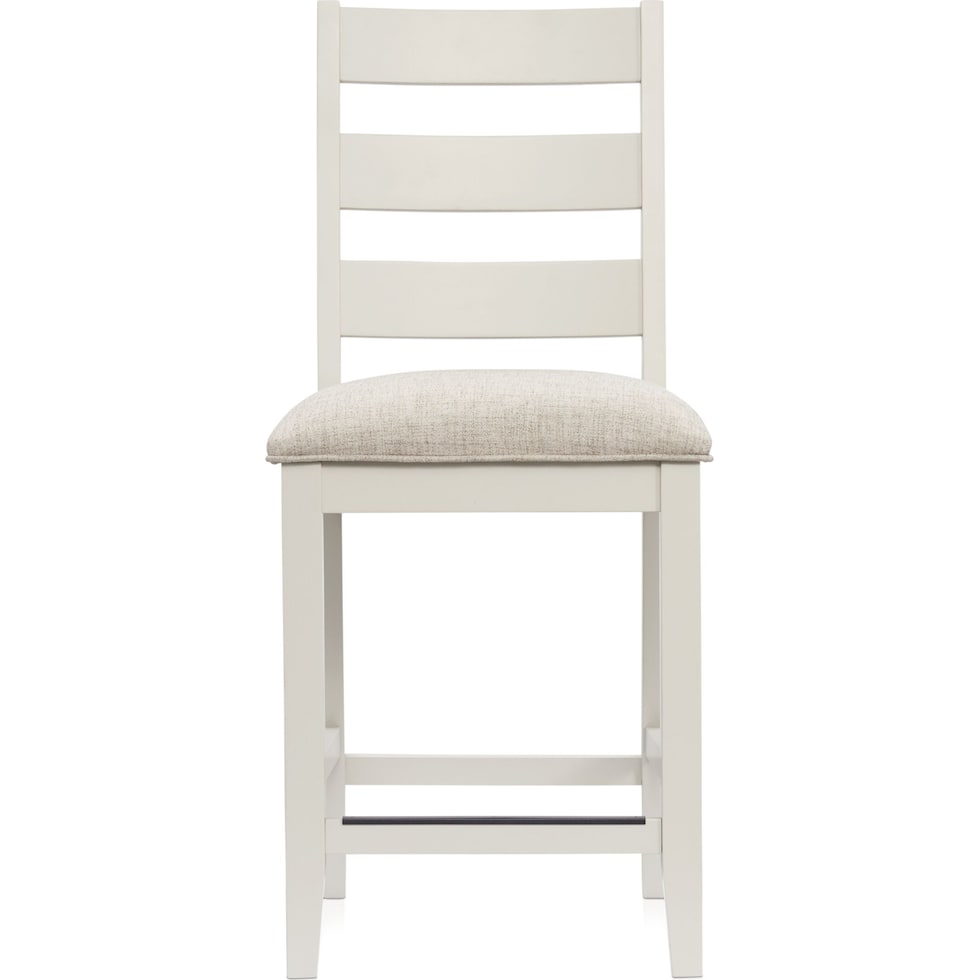 maxwell gray counter height stool   