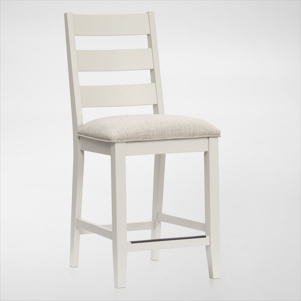 maxwell gray counter height stool   
