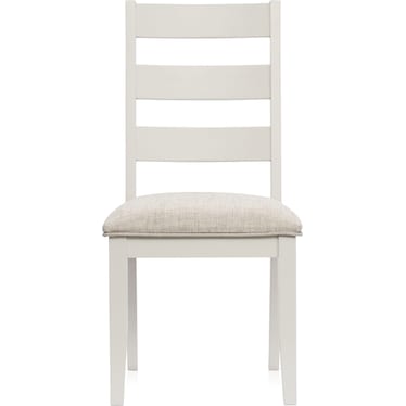 Maxwell Upholstered Dining Chair - Gray - Wood Legs