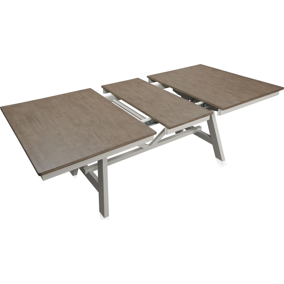 maxwell gray dining table   