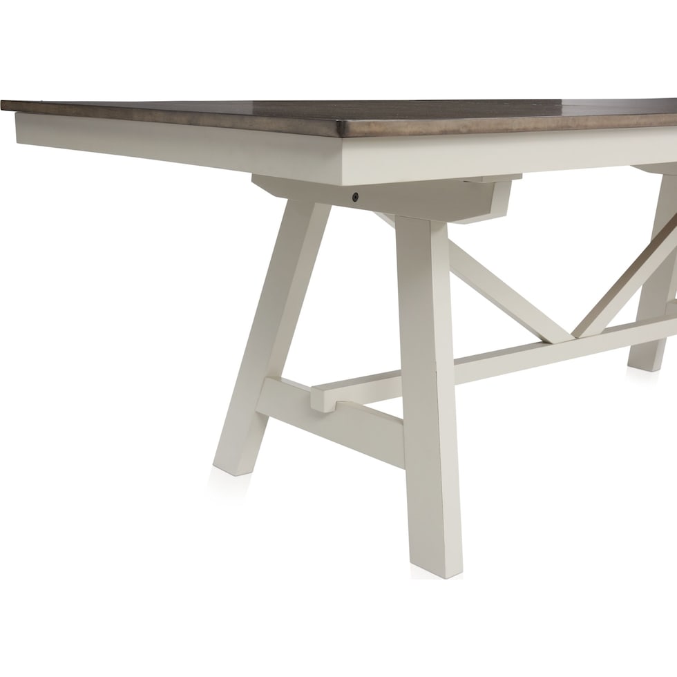 maxwell gray dining table   