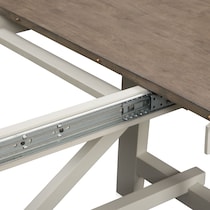 maxwell gray dining table   