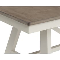 maxwell gray dining table   