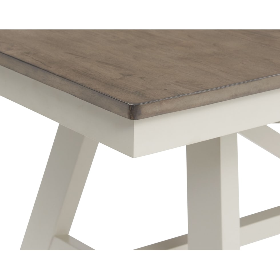 maxwell gray dining table   