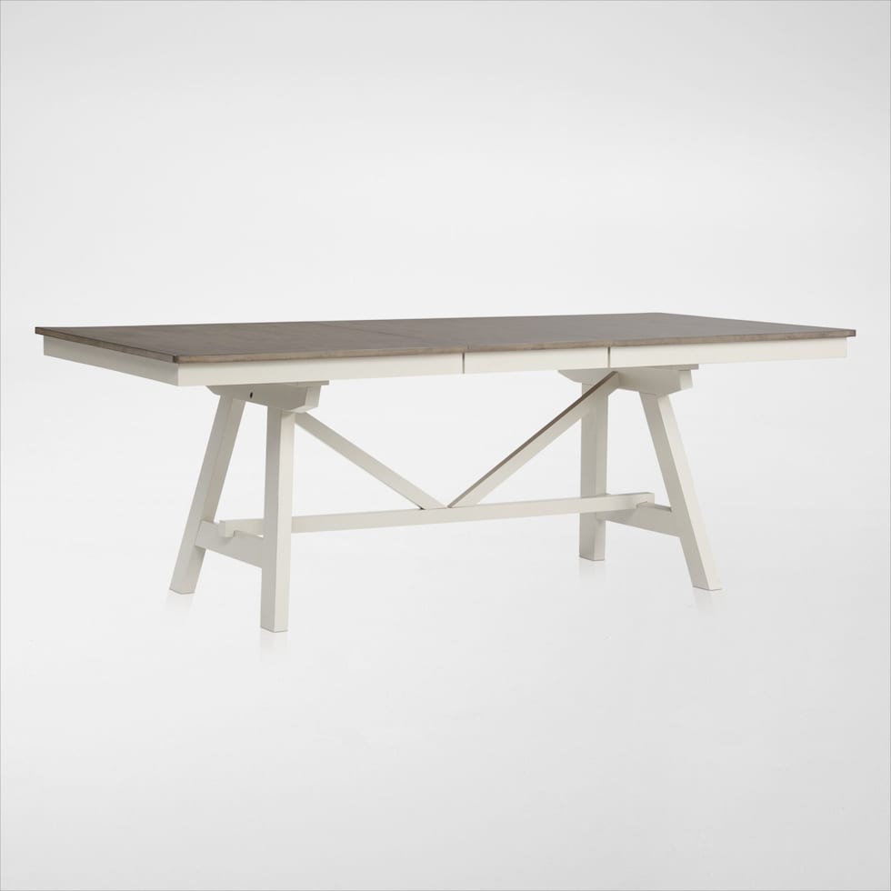 maxwell gray dining table   