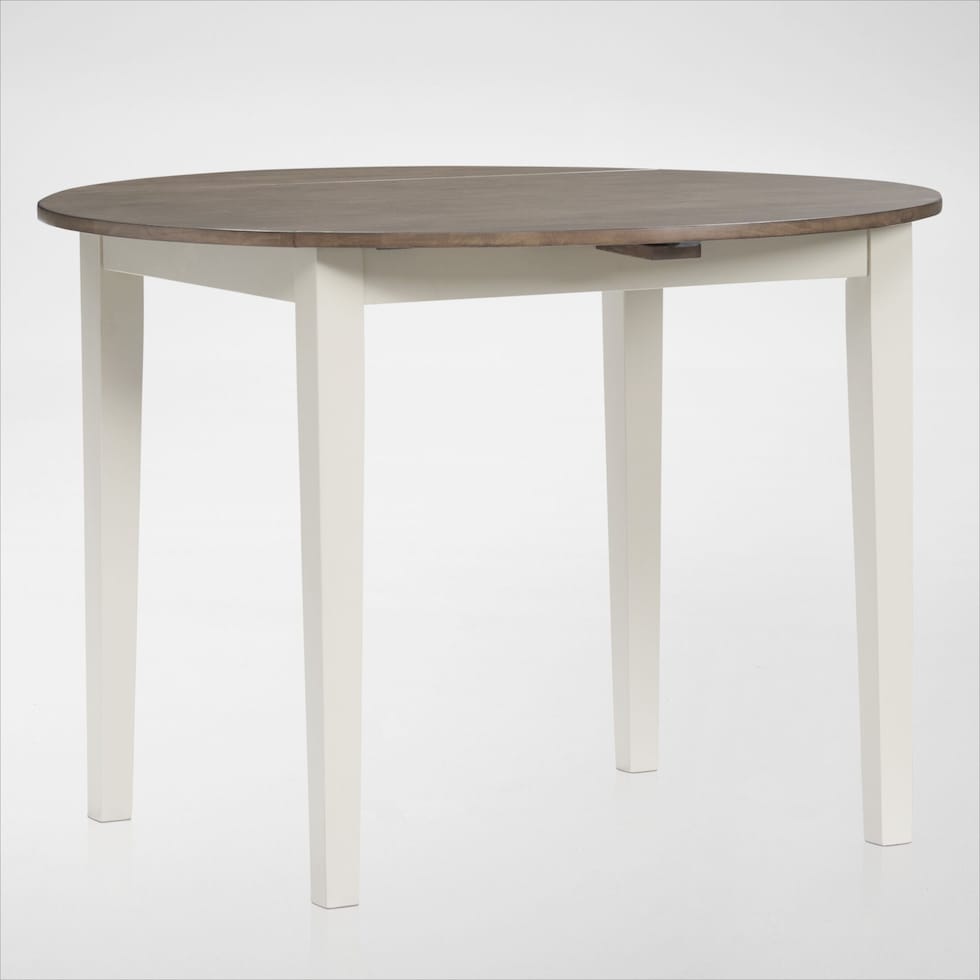 maxwell gray dining table   