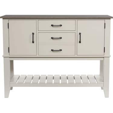 Maxwell Solid Wood Server with USB Charging