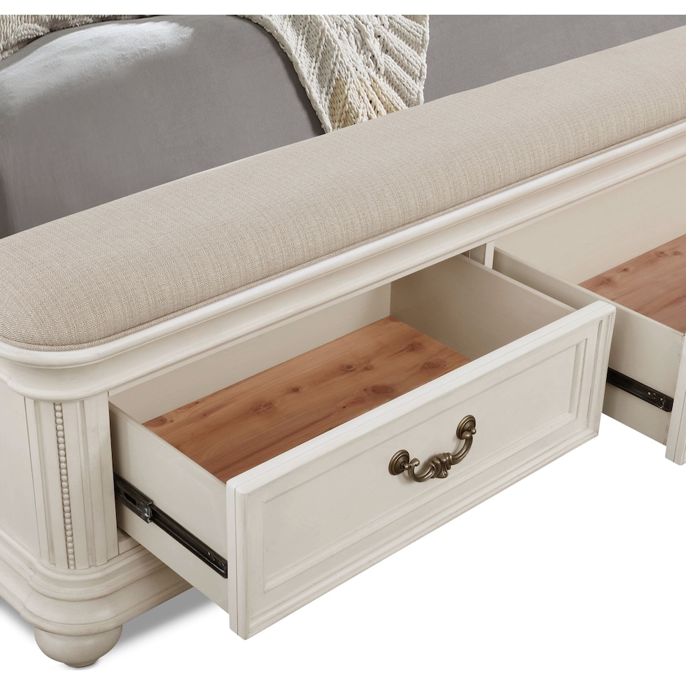 mayfair white  pc queen bedroom   