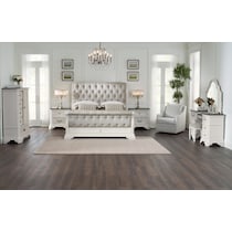 mayfair white  pc king bedroom   