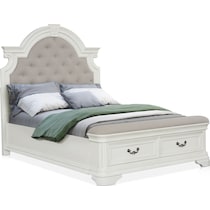 mayfair white  pc queen bedroom   