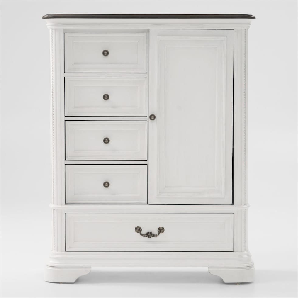 mayfair white armoire   