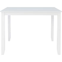 mayfair white counter height table   