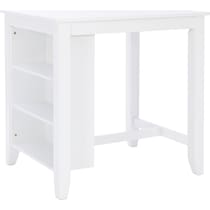 mayfair white counter height table   