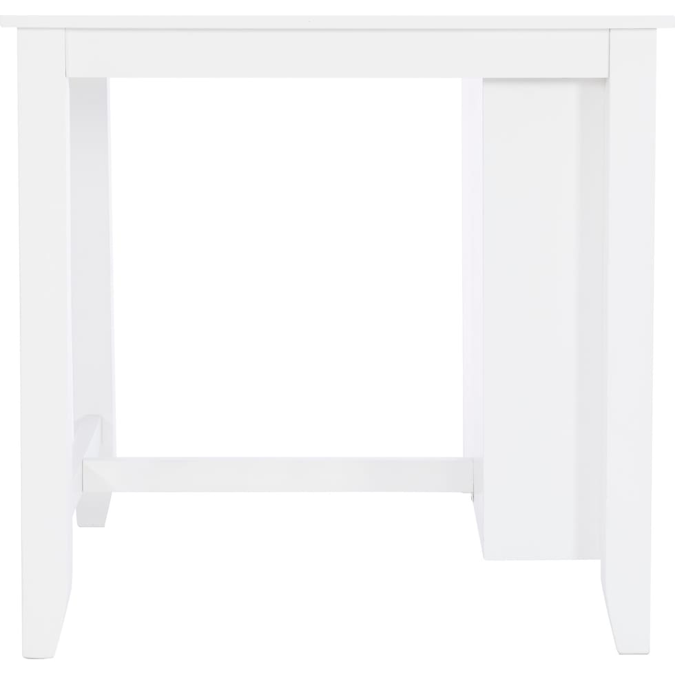 mayfair white counter height table   