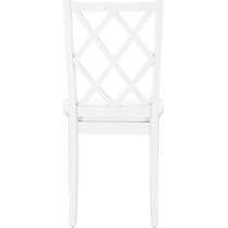 mayfair white dining chair   