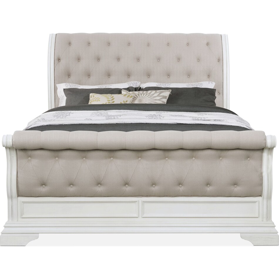Mayfair Upholstered Sleigh Bed Value City Furniture