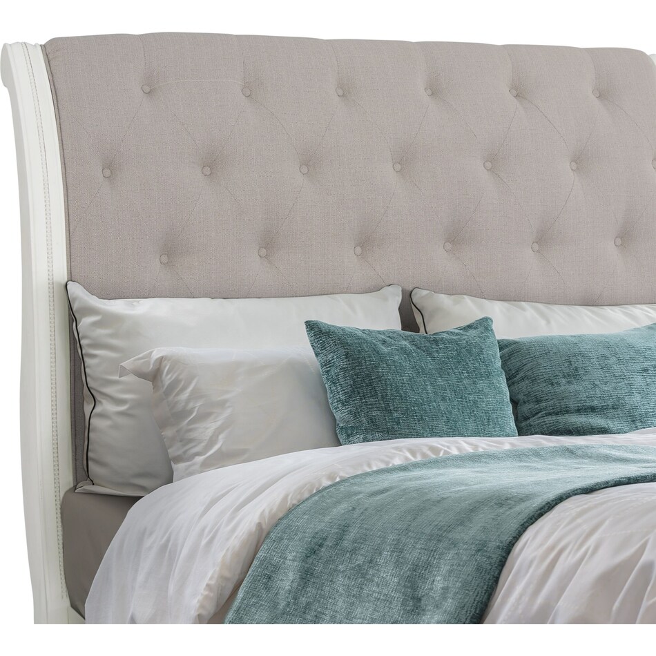 Mayfair Upholstered Sleigh Bed Value City Furniture