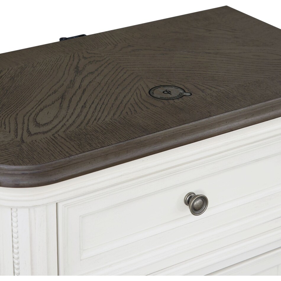 Mayfair Nightstand with USB Charging Value City Furniture