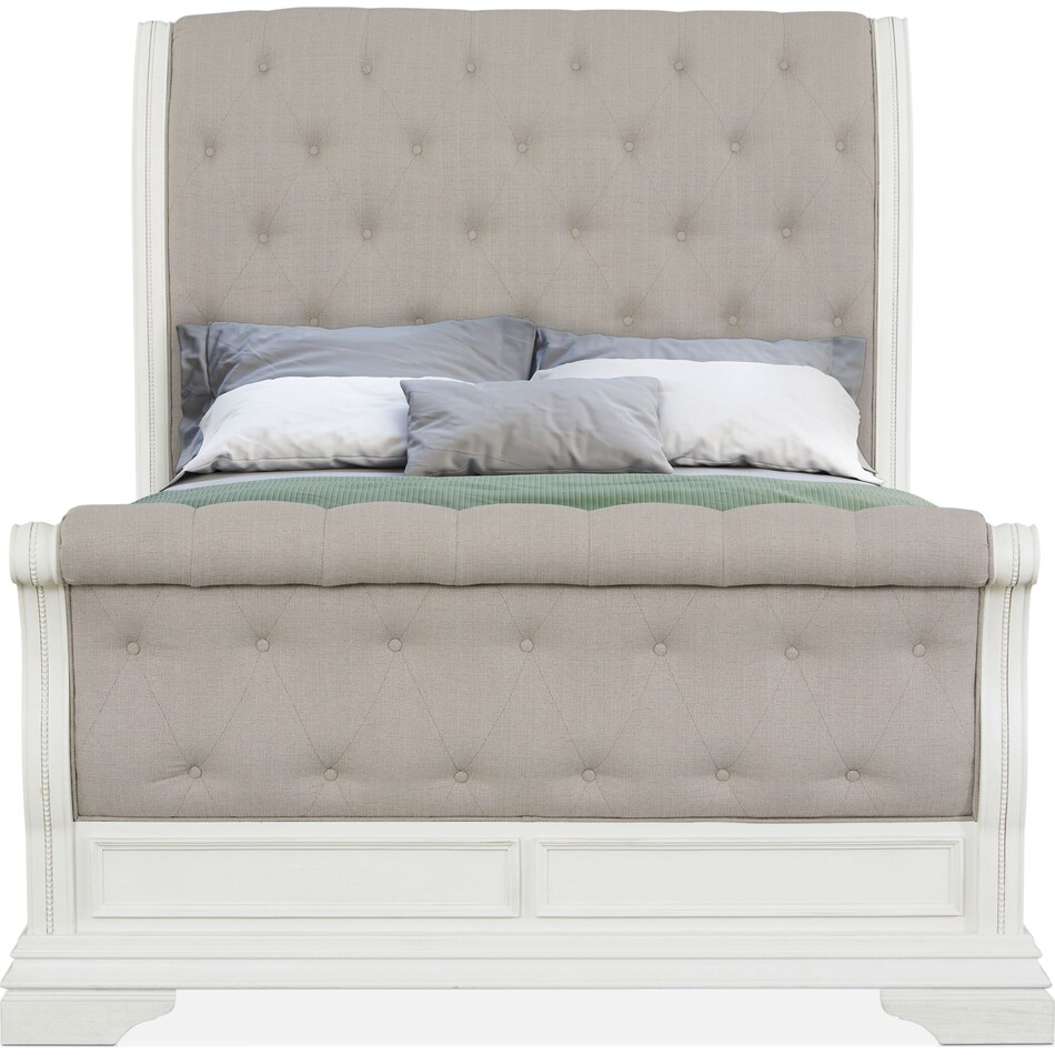 Mayfair Upholstered Sleigh Bed Value City Furniture