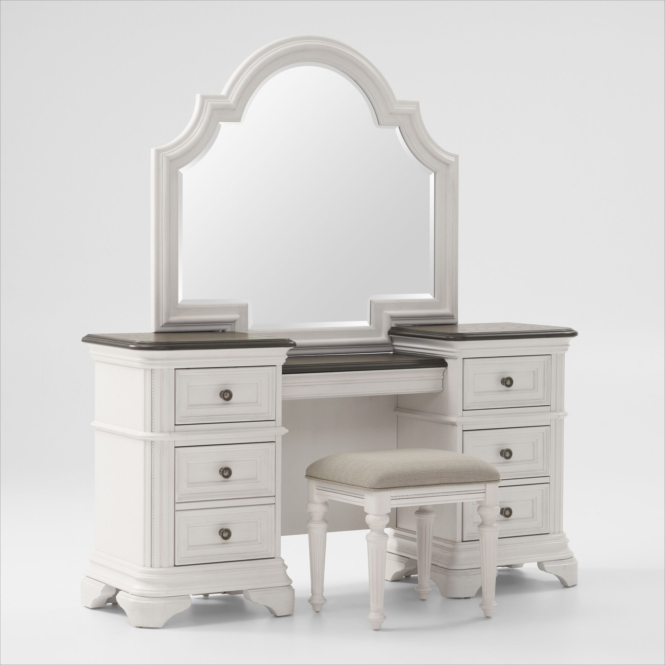 Mayfair Vanity and Stool Value City Furniture