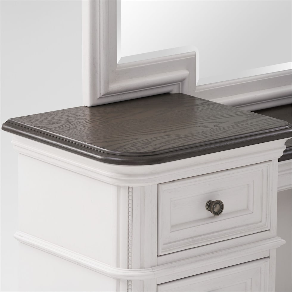 mayfair white vanity   