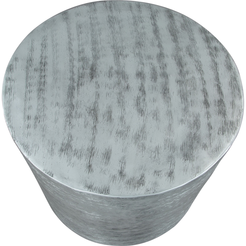 maylie silver side table   