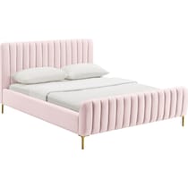 maylin pink queen bed   