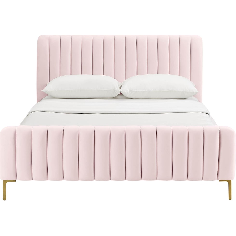 maylin pink queen bed   