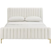 maylin white full bed   